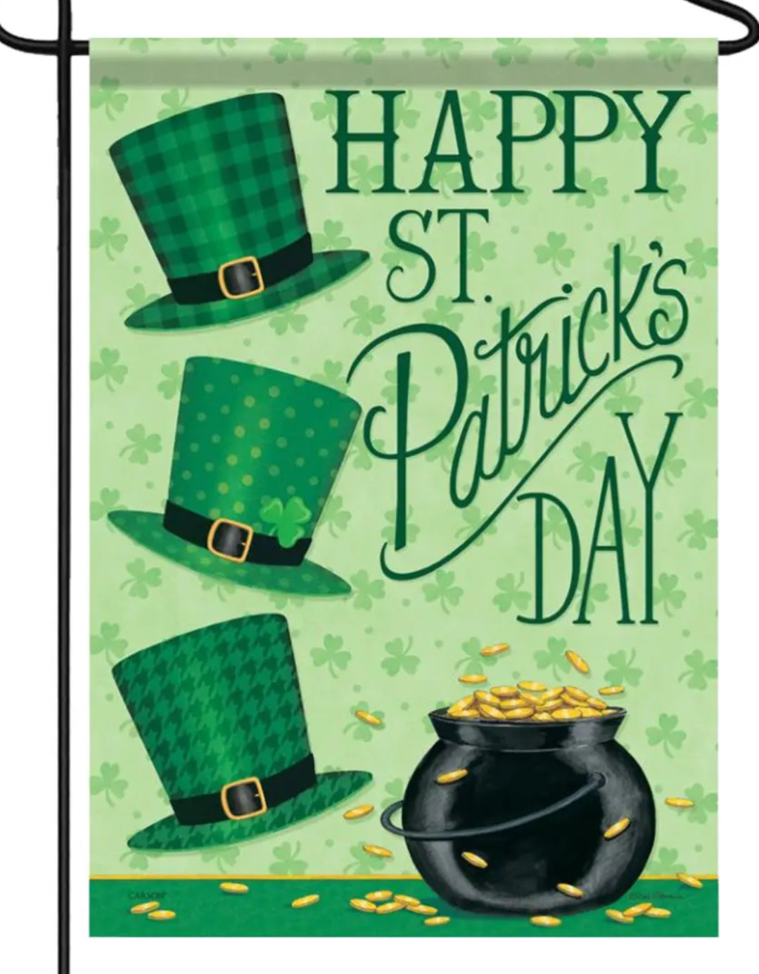 St. Patty's Double Sided Dura Soft Garden Flags