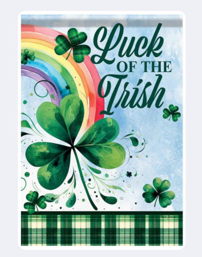 St. Patty's Double Sided Dura Soft Garden Flags