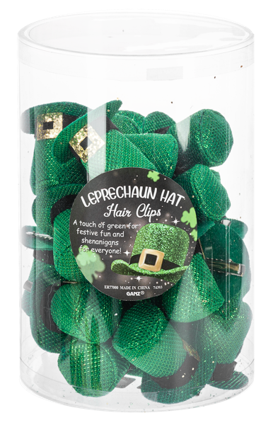 Leprechaun Hat Hair Clips