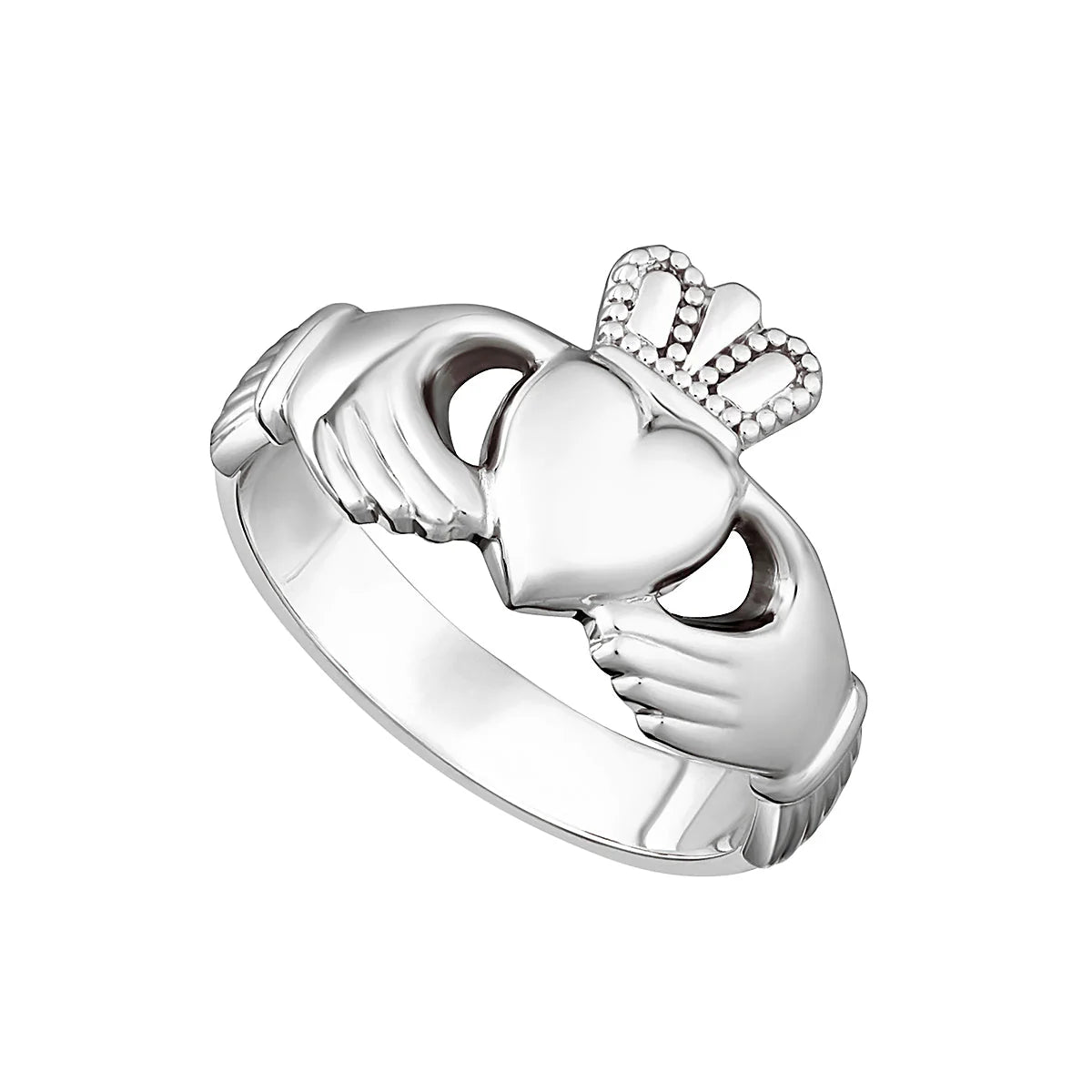 S2271 - Ladies Heavy Sterling Silver Claddagh