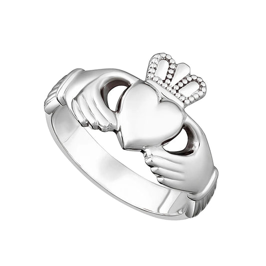 S2272 - Gents Silver Claddagh Ring