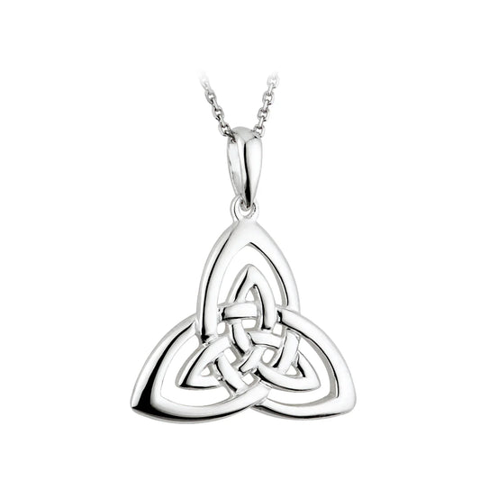 S44551 Silver Trinity Knot Necklace