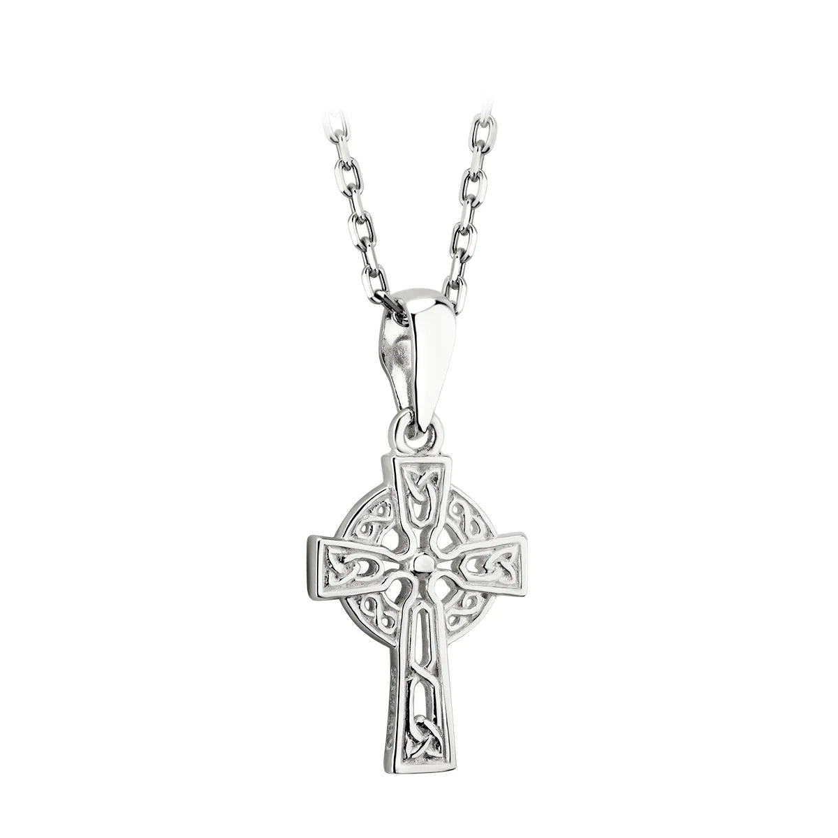 S44860 - Silver Tiny Filagree Celtic Cross Pendant