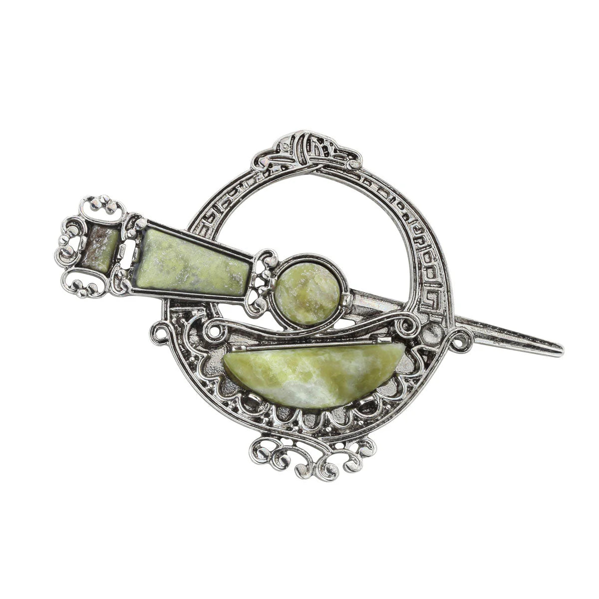 Connemara Marble Tara Brooch